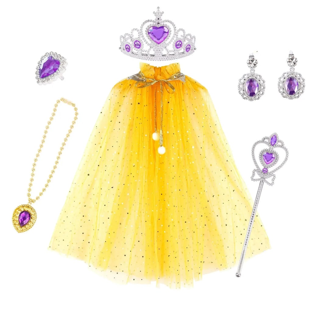 Halloween Costumes Girls Princess Cape Accessory Set