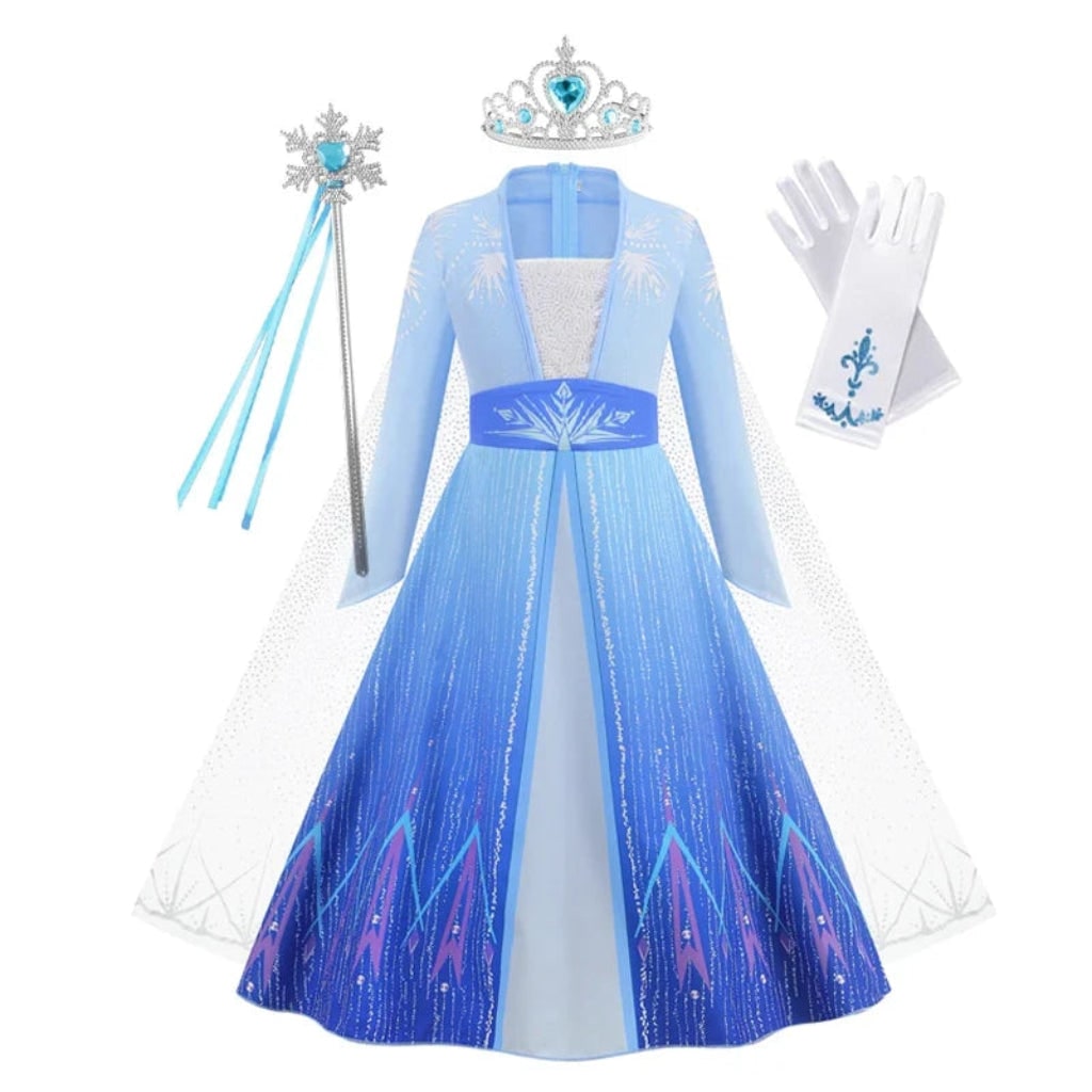 Halloween Costumes Girls Princess Dress Kids Party Gown