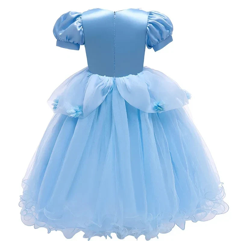 Halloween Costumes Girls Princess Dress Lace Party Gown