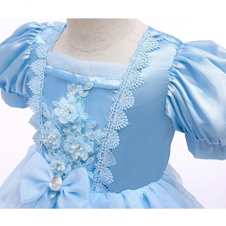 Halloween Costumes Girls Princess Dress Lace Party Gown