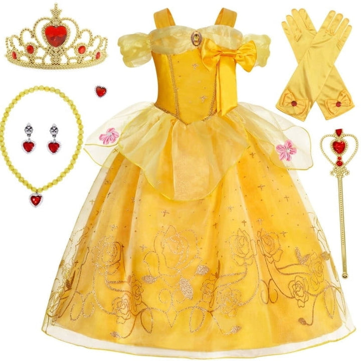 Halloween Costumes Girls Princess Party Dress Costume Set