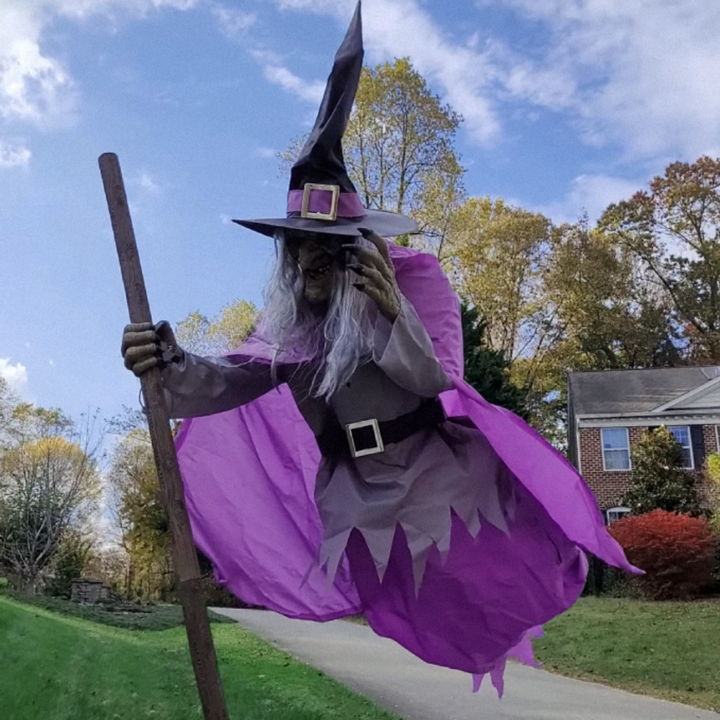 Halloween Costumes Hanging Witch Yard Decoration