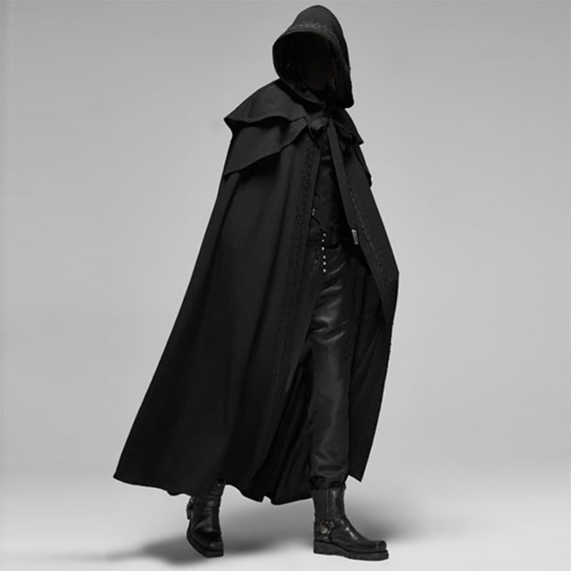 Halloween Costumes Hooded Cape Dramatic Design Long Cape