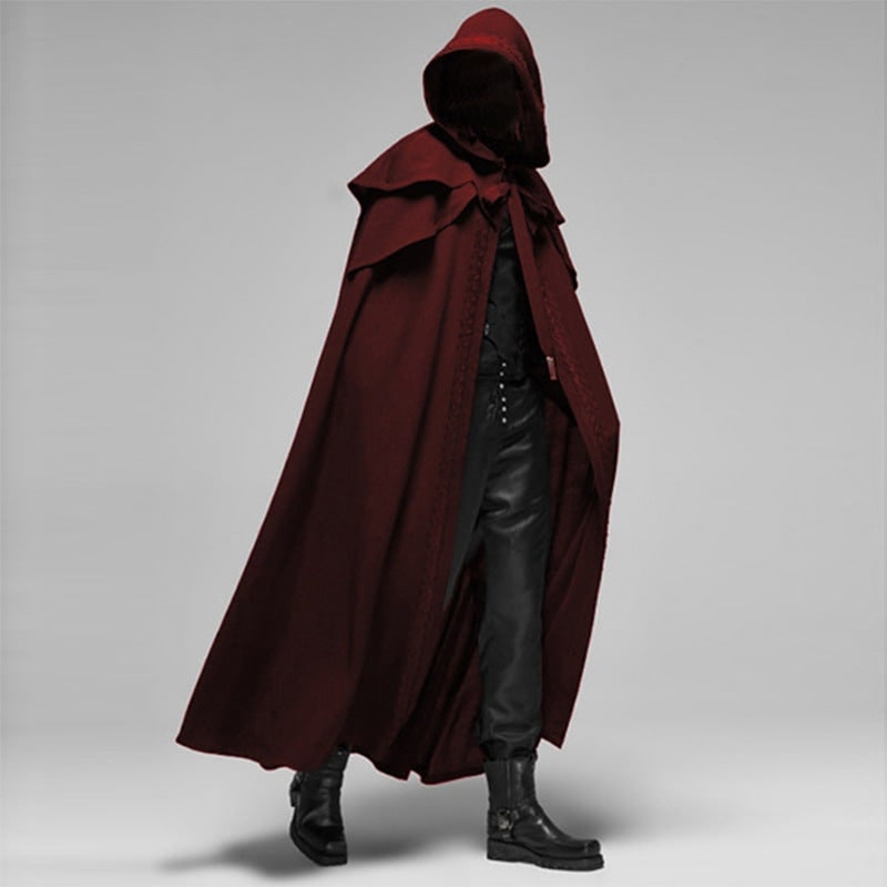 Halloween Costumes Hooded Cape Dramatic Design Long Cape