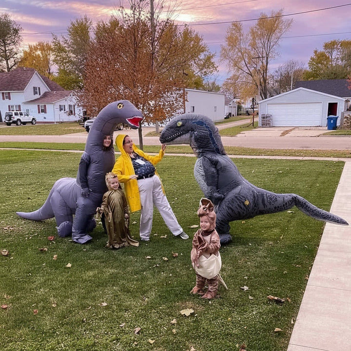 Halloween Costumes Inflatable Dinosaur Funny Costume Rave