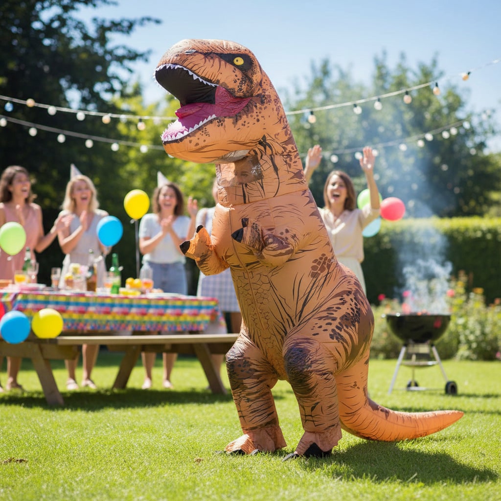 Halloween Costumes Inflatable Dinosaur Funny Party Suit