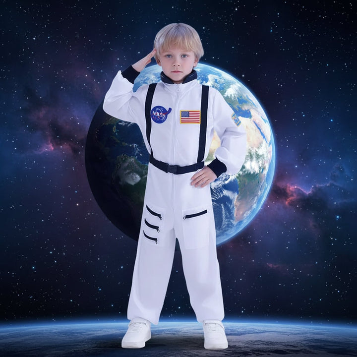 Halloween Costumes Kids Astronaut Jumpsuit Outfit