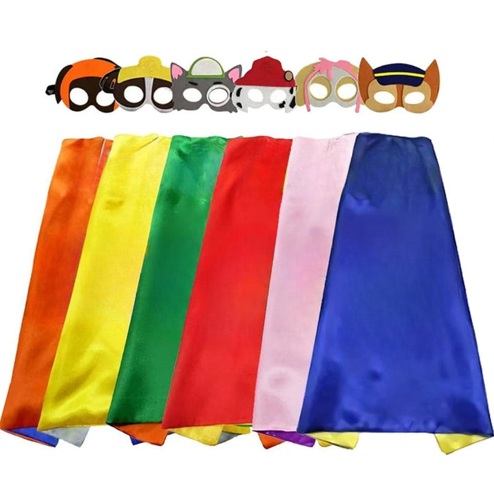 Halloween Costumes Kids Cape Mask Costume Set