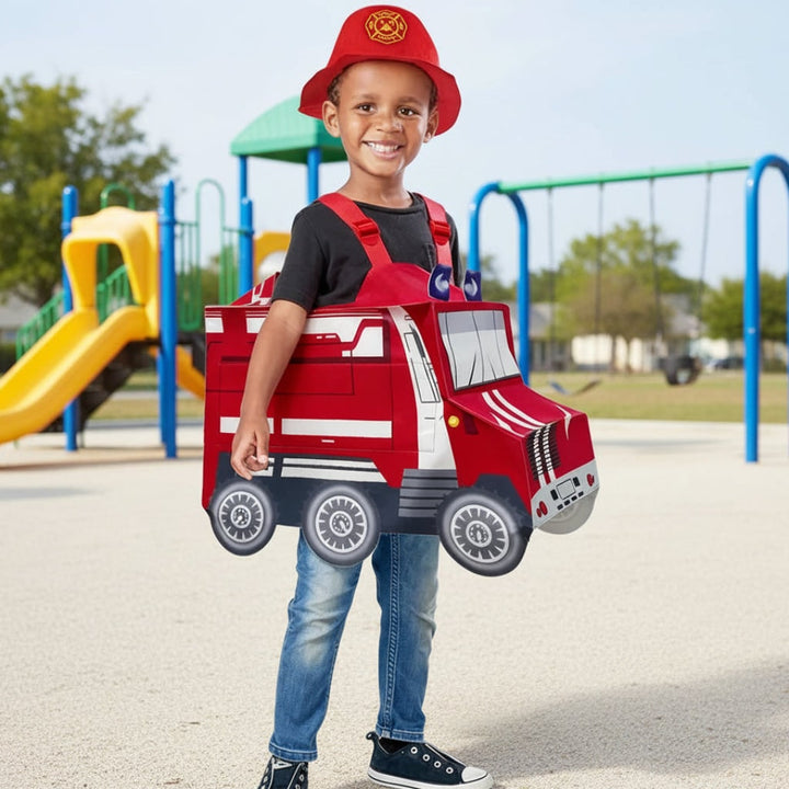 Halloween Costumes Kids Firefighter Truck Outfit
