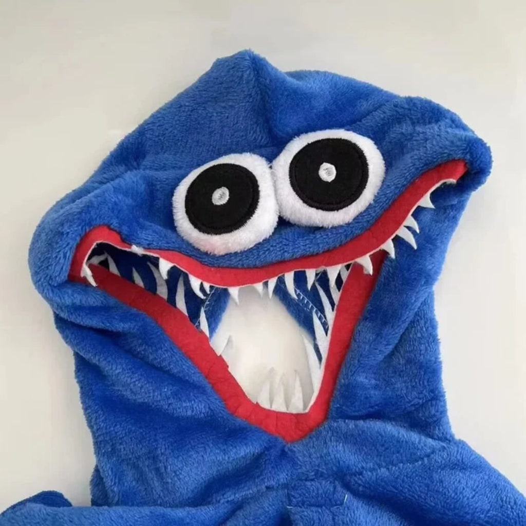 Halloween Costumes Kids Plush Monster Jumpsuit Party Outfit