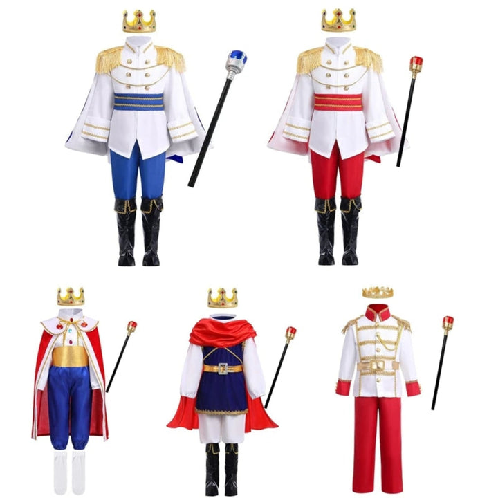 Halloween Costumes Kids Royal Prince Costume Set