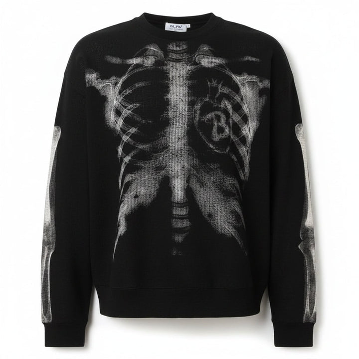 Halloween Costumes Mens Skeleton Shirt Outfit