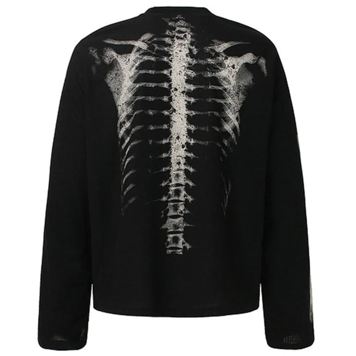 Halloween Costumes Mens Skeleton Shirt Outfit