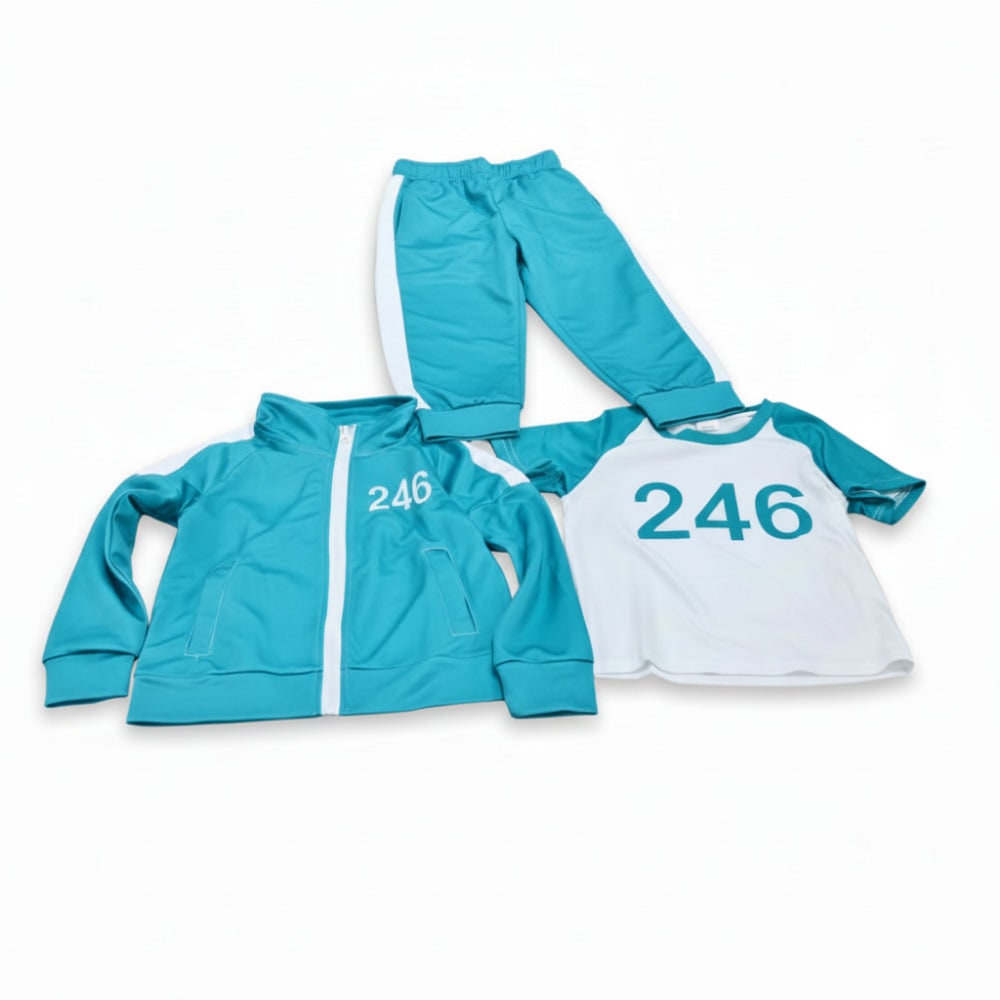 Halloween Costumes Kids Tracksuit Dress Up Outfit Set