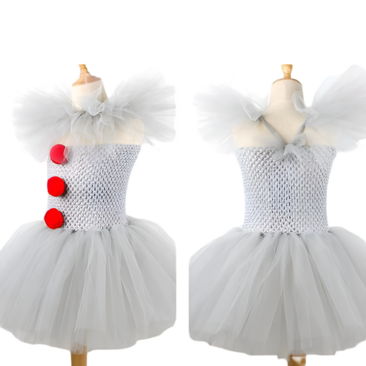 Halloween Costumes Clown Dress Tutu Party Outfit