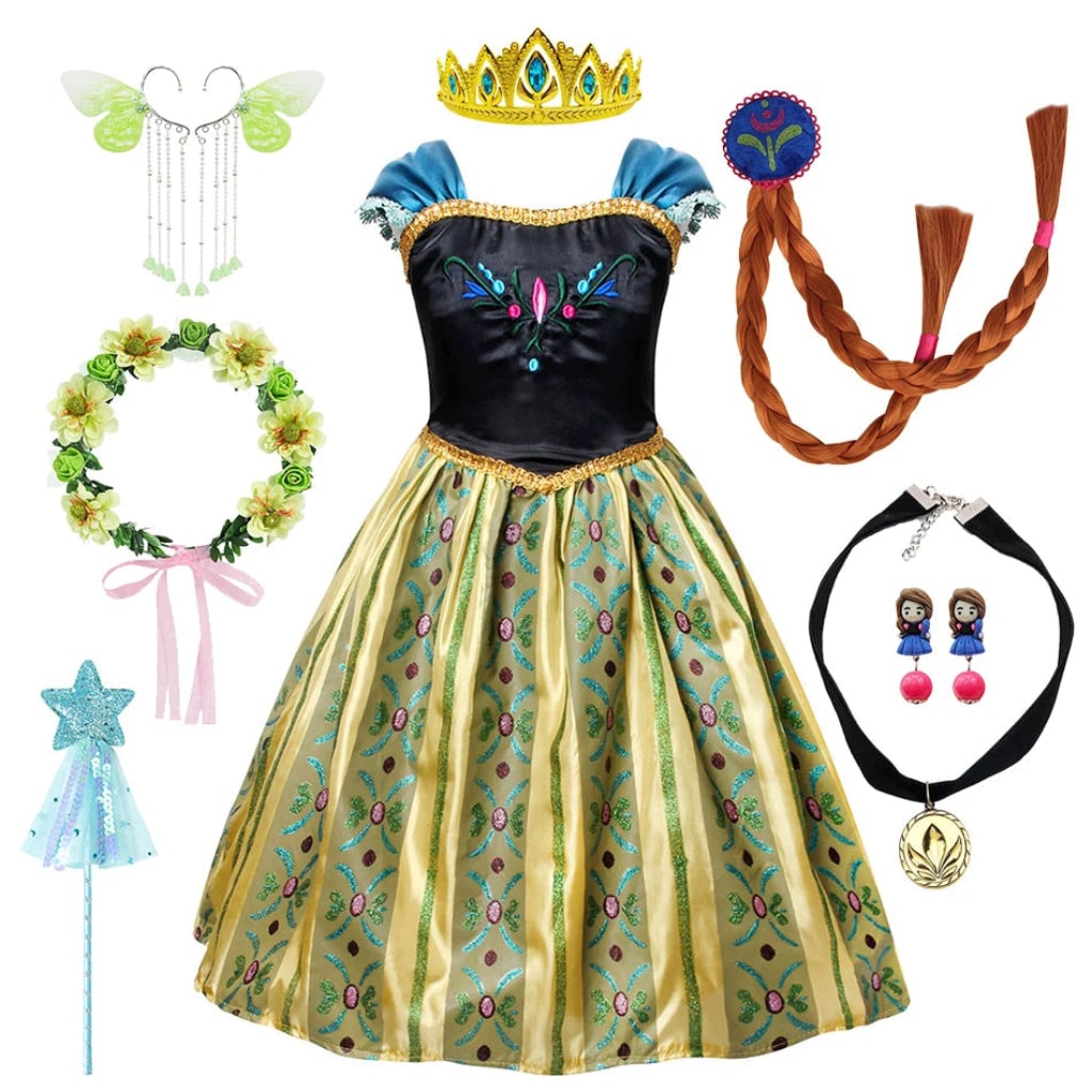 Halloween Costumes Princess Dress Accessories Set