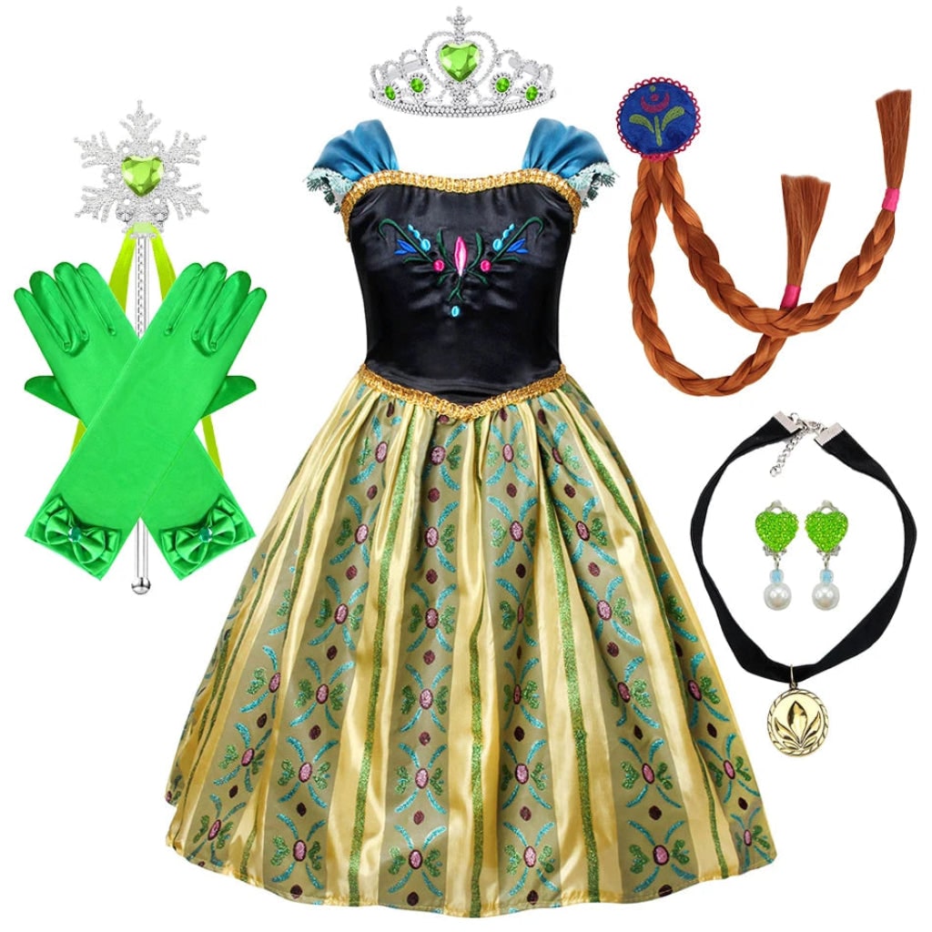 Halloween Costumes Princess Dress Accessories Set