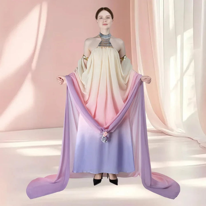 Halloween Costumes Womens Galaxy Princess Dress Outfit