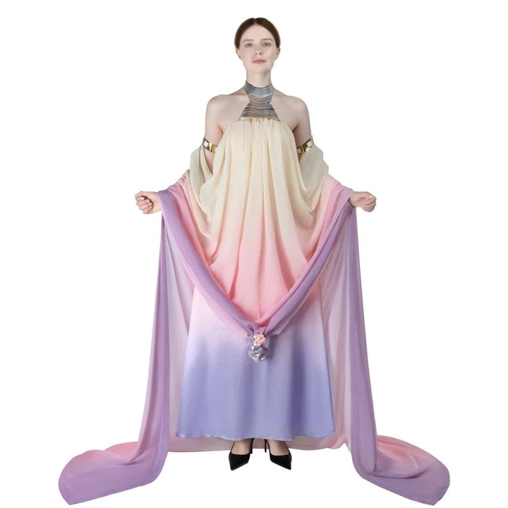Halloween Costumes Womens Galaxy Princess Dress Outfit