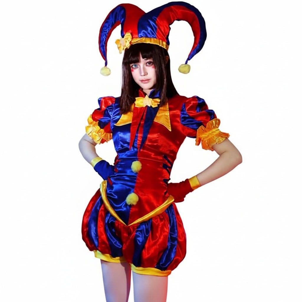Halloween Costumes Womens Jester Party Outfit