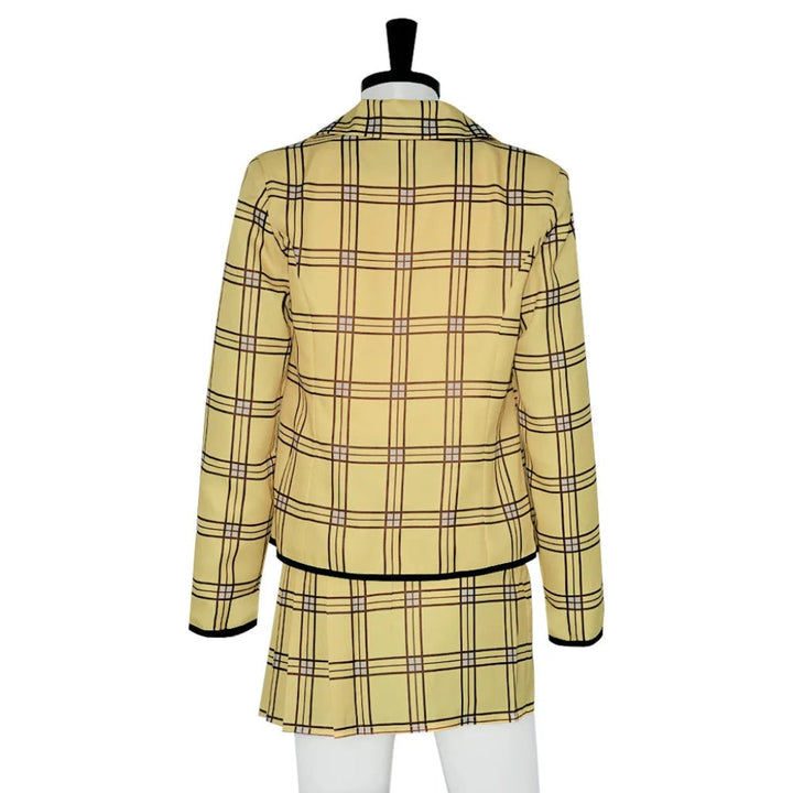 Halloween Costumes Womens Plaid Blazer Skirt Set