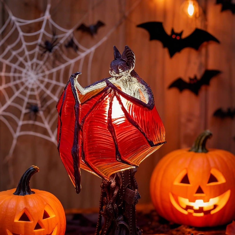 Halloween Decoration Bat Lamp Spooky Home Accent