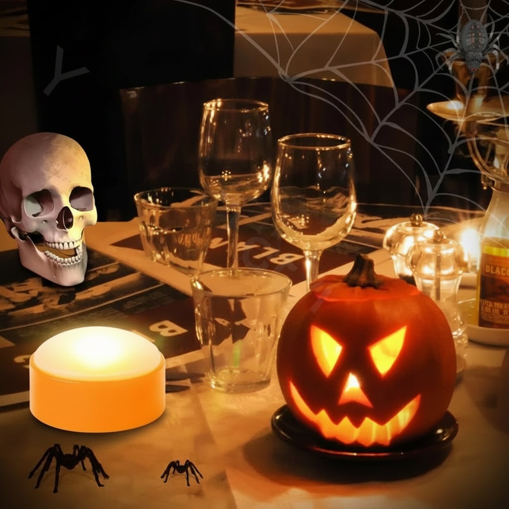 Halloween Decoration Battery Operated Lights Orange Light