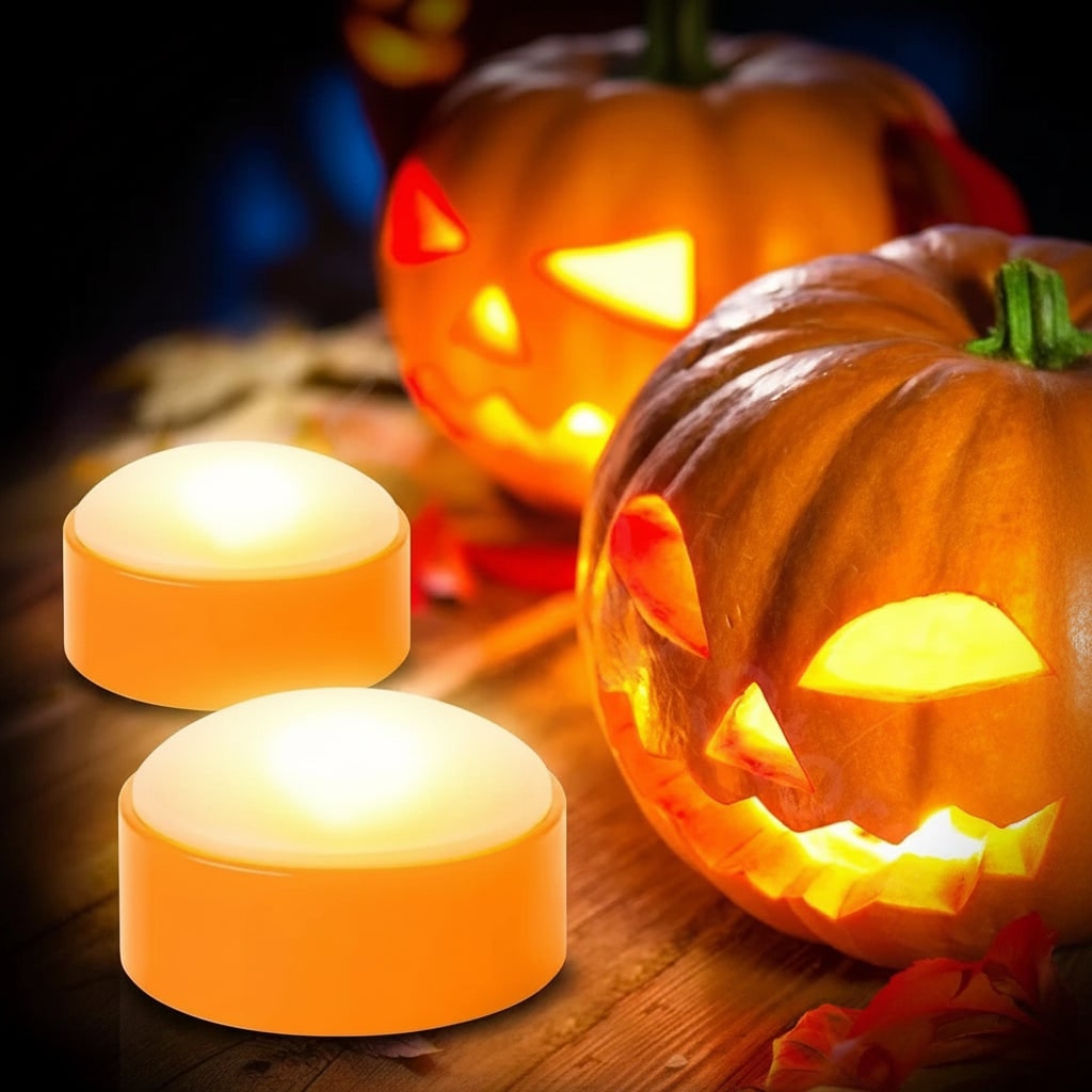 Halloween Decoration Battery Operated Lights Orange Light