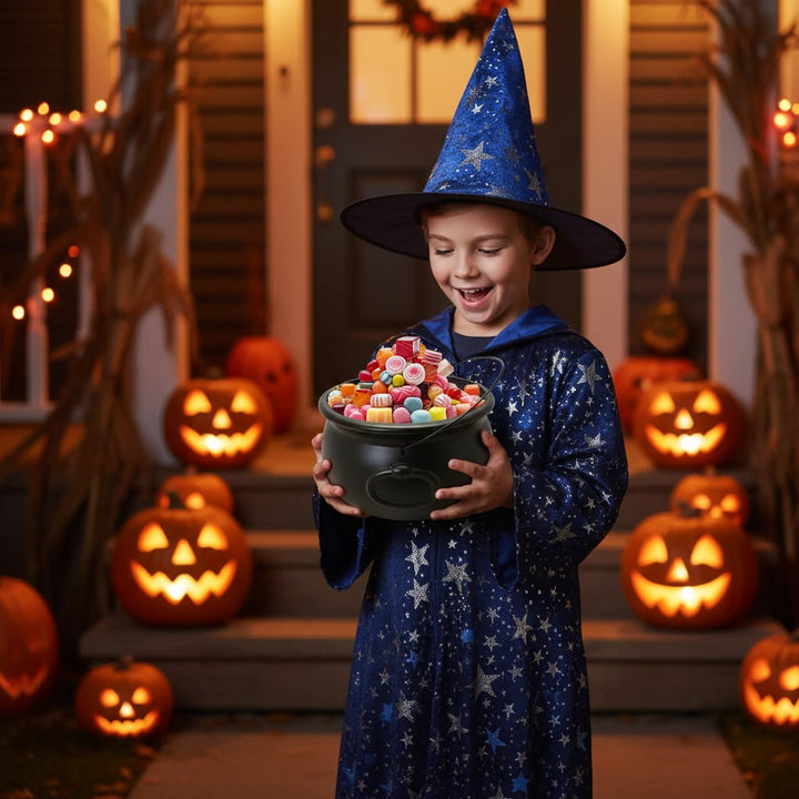 Halloween Decoration Cauldron Trick or Treat Display