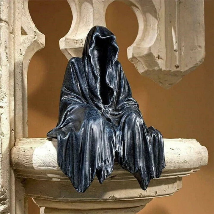 Halloween Decoration Compact Size Grim Reaper Statue