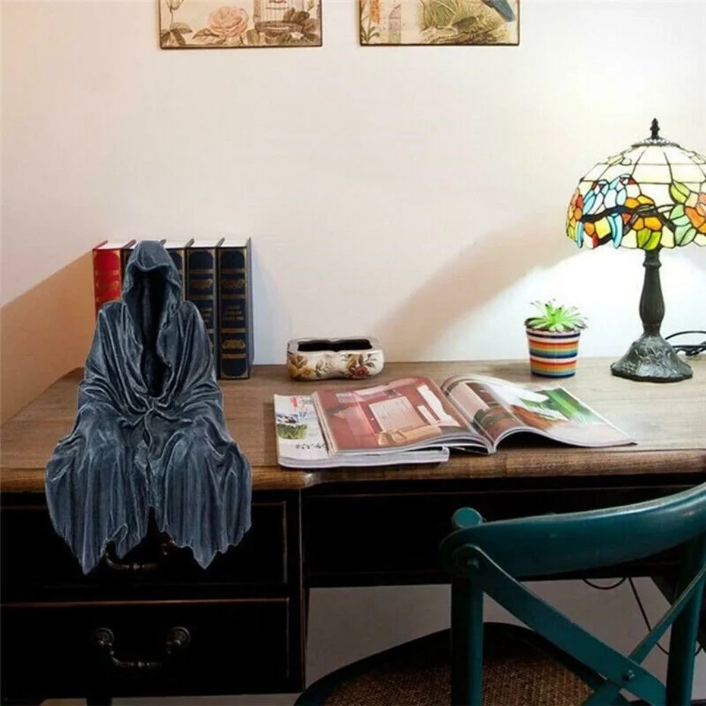 Halloween Decoration Compact Size Grim Reaper Statue