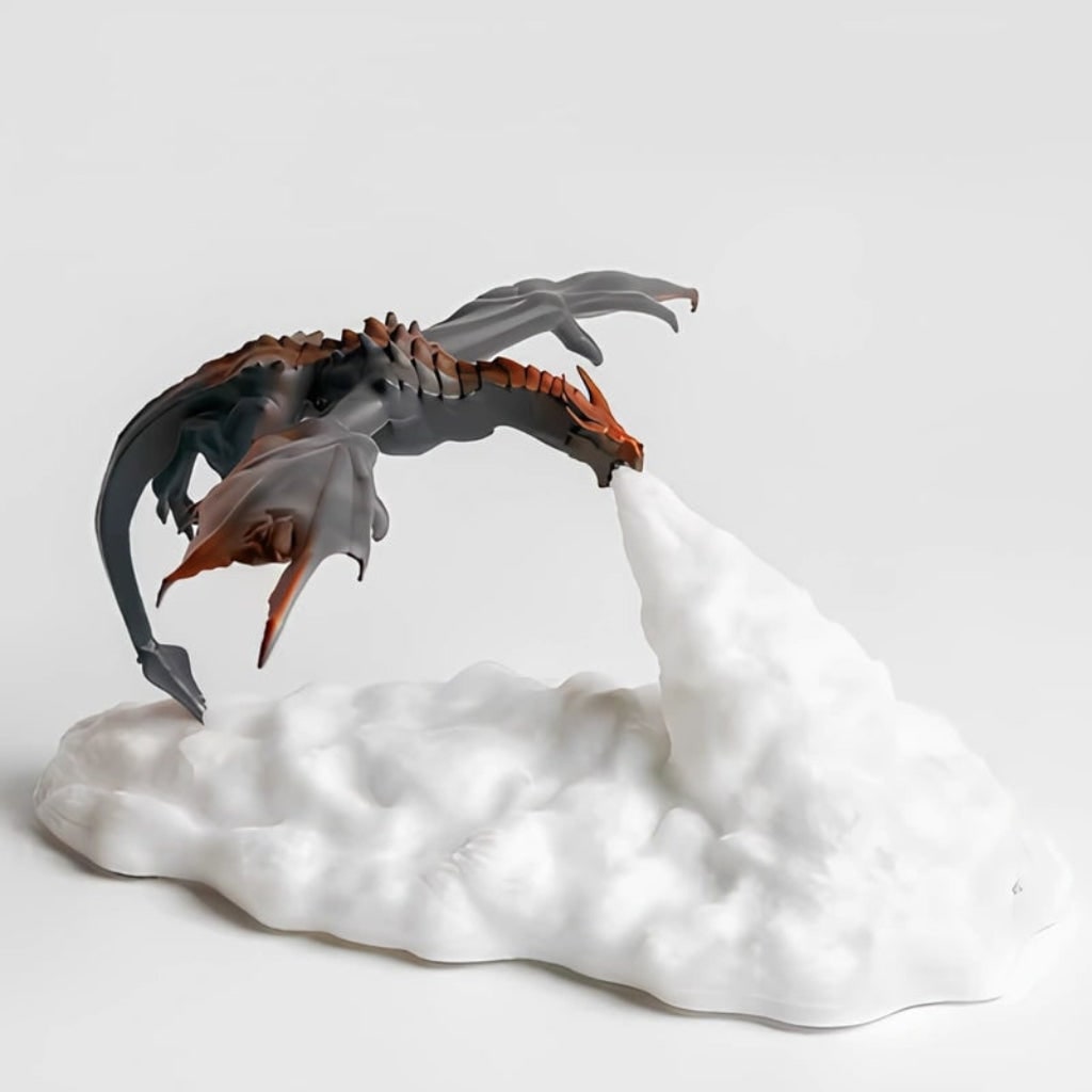 Halloween Decoration Dragon LED Flame Night Light