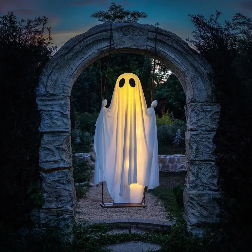 Halloween Decoration Ghost Flying Remote Controlled Swing