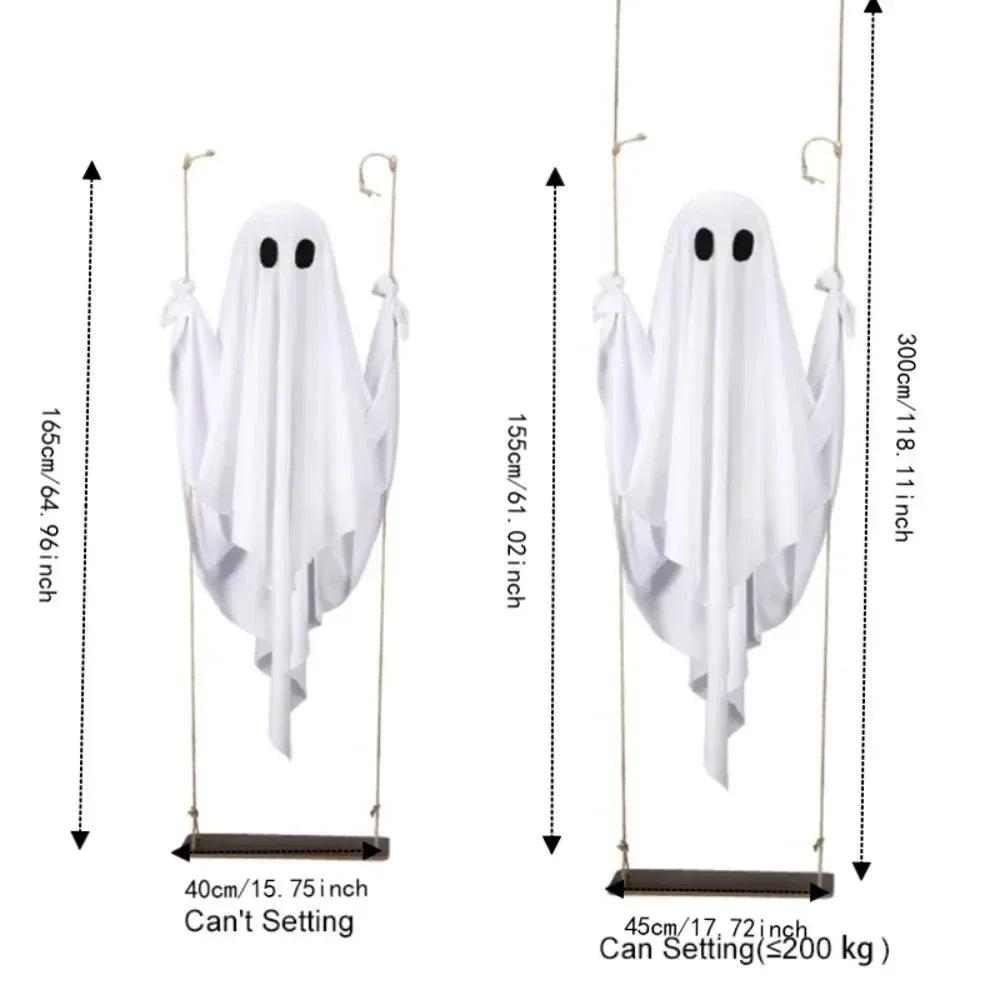 Halloween Decoration Ghost Flying Remote Controlled Swing
