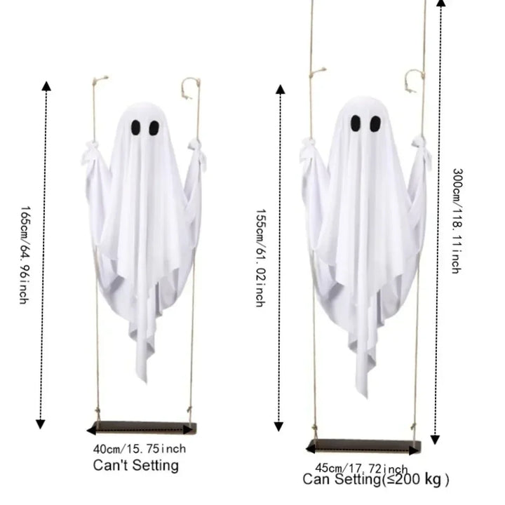 Halloween Decoration Ghost Flying Remote Controlled Swing