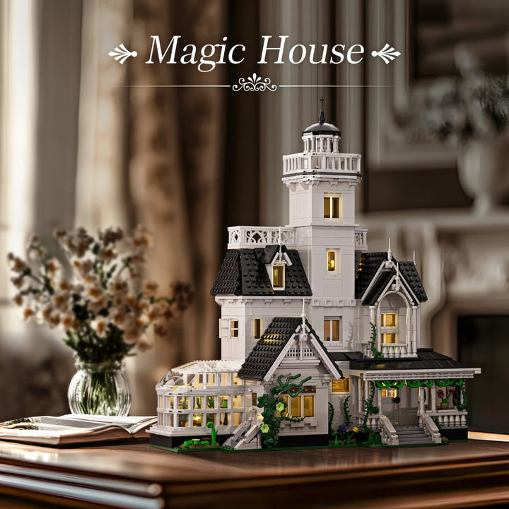 Halloween Toy Haunted House Brick Building Set Model