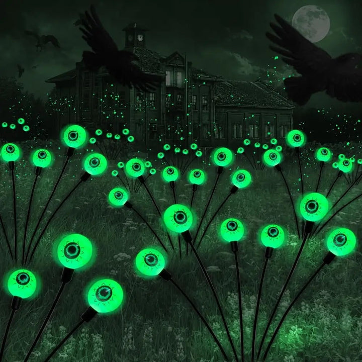 Halloween Decoration LED Lights Solar Powered Garden Orbs
