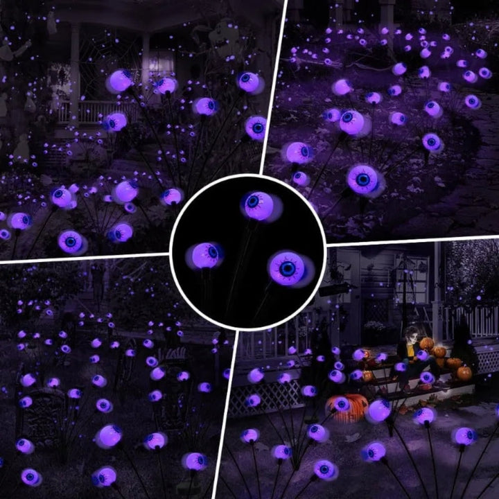 Halloween Decoration LED Lights Solar Powered Garden Orbs