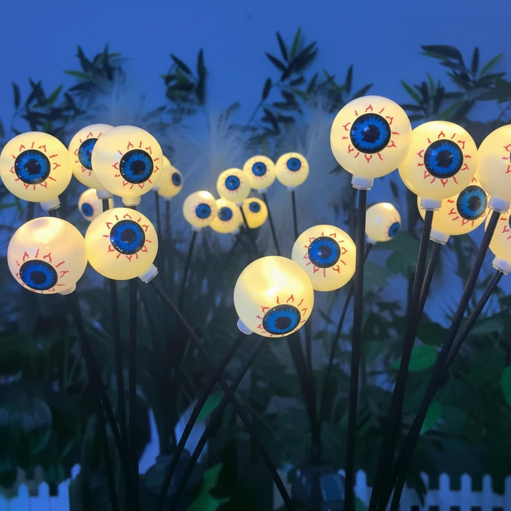 Halloween Decoration LED Lights Solar Powered Garden Orbs