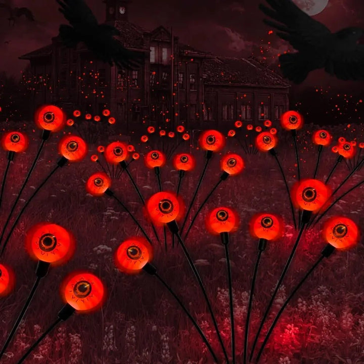 Halloween Decoration LED Lights Solar Powered Garden Orbs