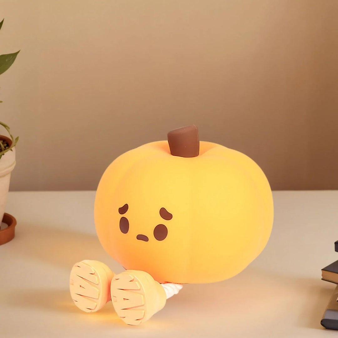 Halloween Decoration LED Night Light Rechargeable Pumpkin