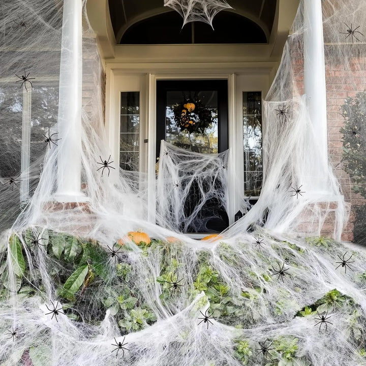 Halloween Decoration Outdoor Halloween Party Decor Spider Webs