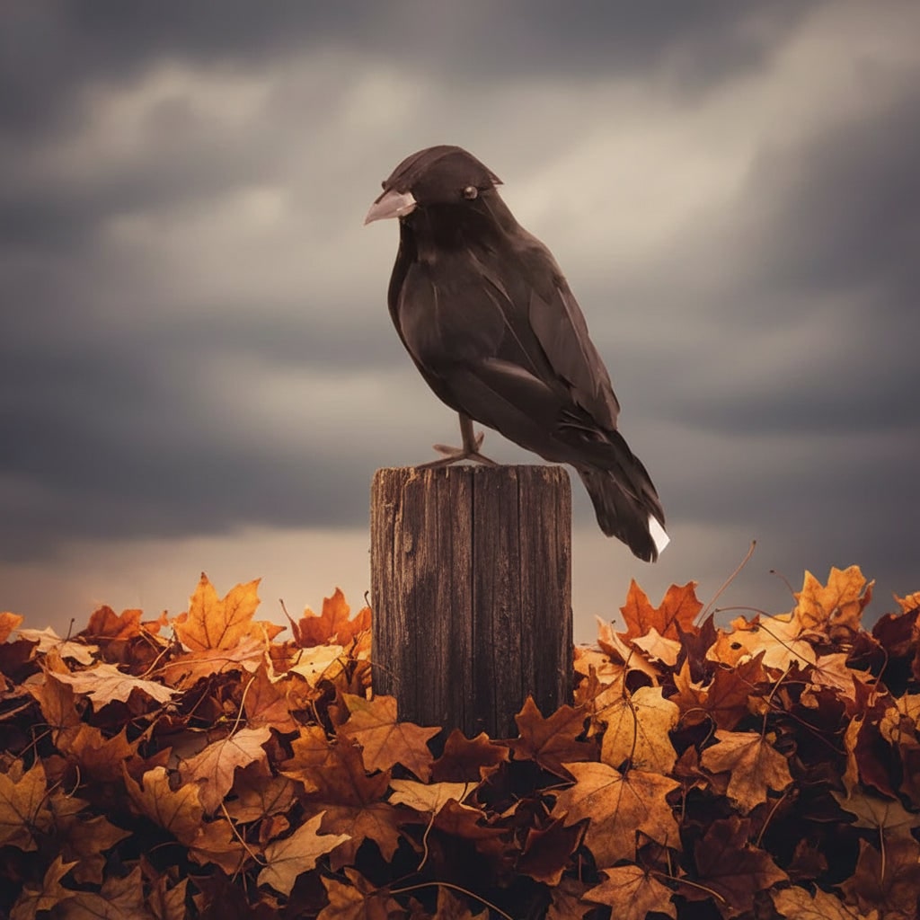 Halloween Decoration Realistic Artificial Crows