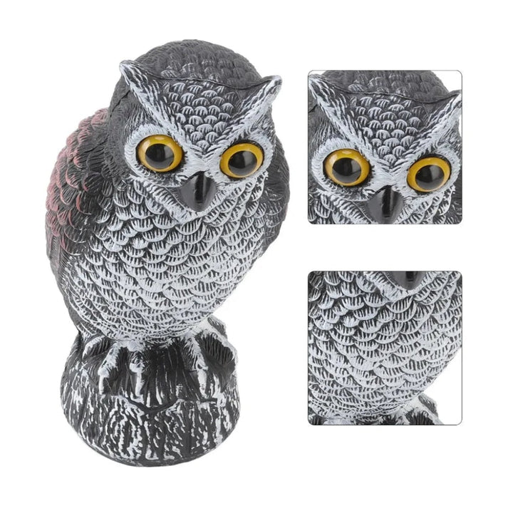 Halloween Decoration Realistic Owl Garden Yard Statue