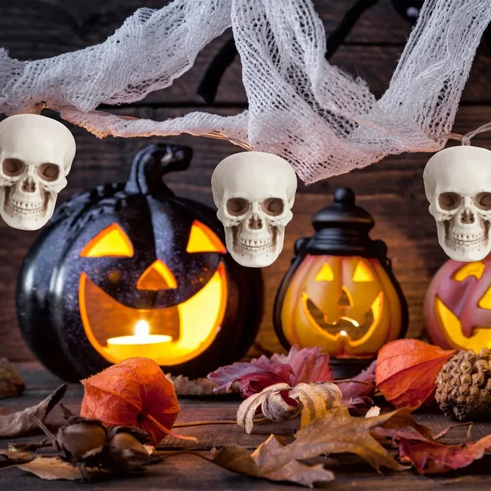 Halloween Decoration Skeleton Skulls Spooky Home Accent