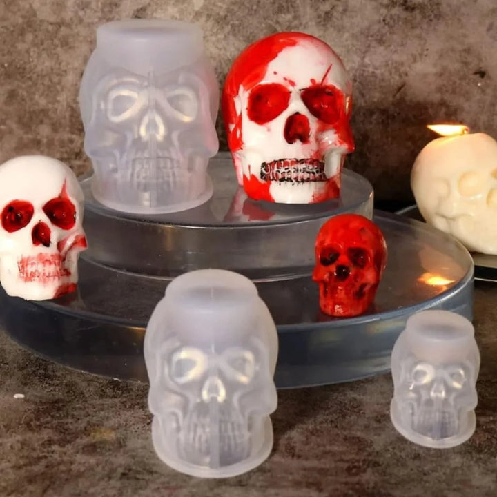 Halloween Decoration Skull Silicone Mold Fun Crafting Tool