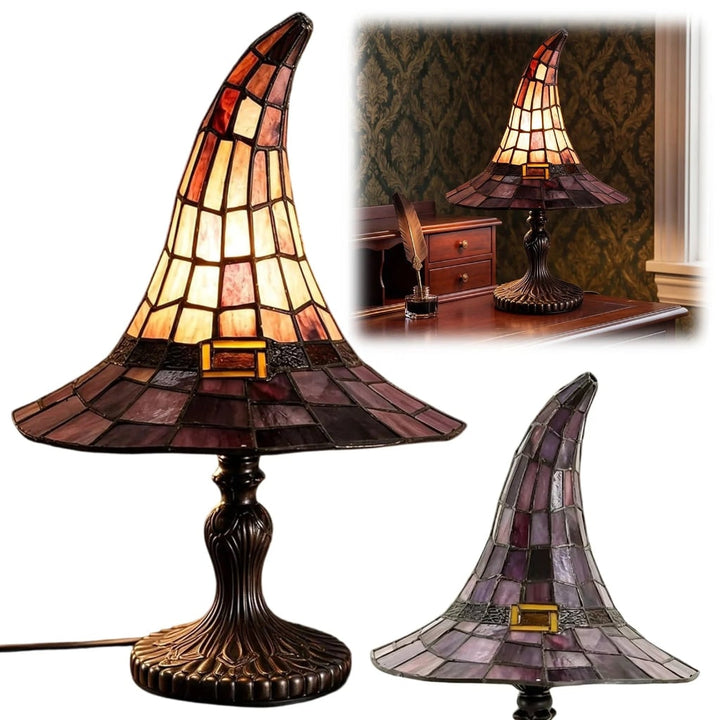 Halloween Decoration Table Lamp Witch Hat Design