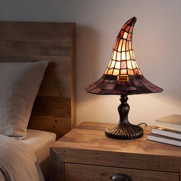Halloween Decoration Table Lamp Witch Hat Design