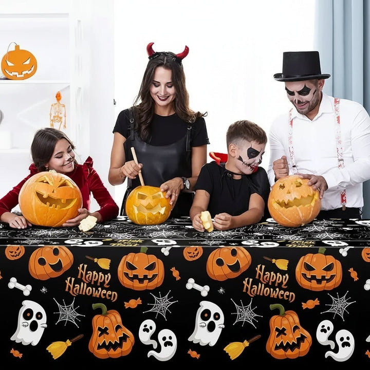 Halloween Decoration Tablecloth Party Spiderweb Pattern