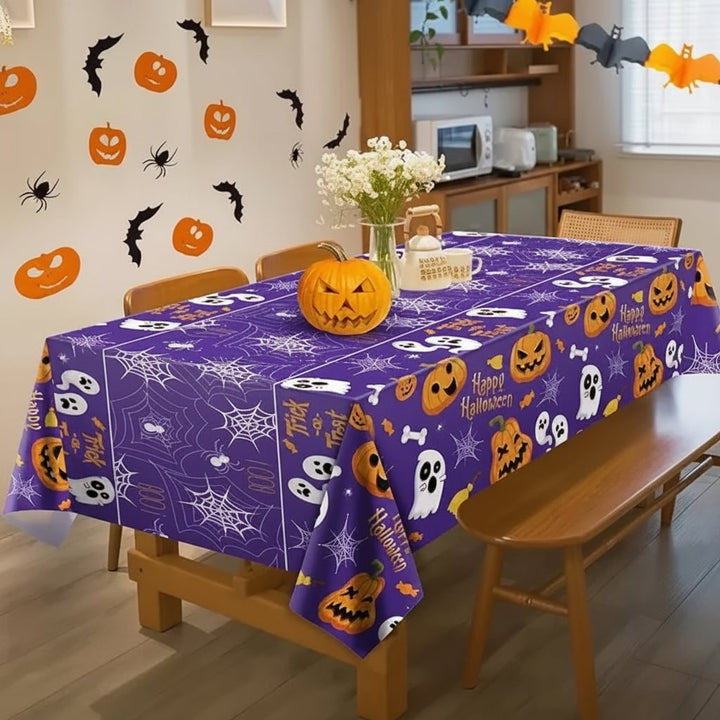 Halloween Decoration Tablecloth Party Spiderweb Pattern